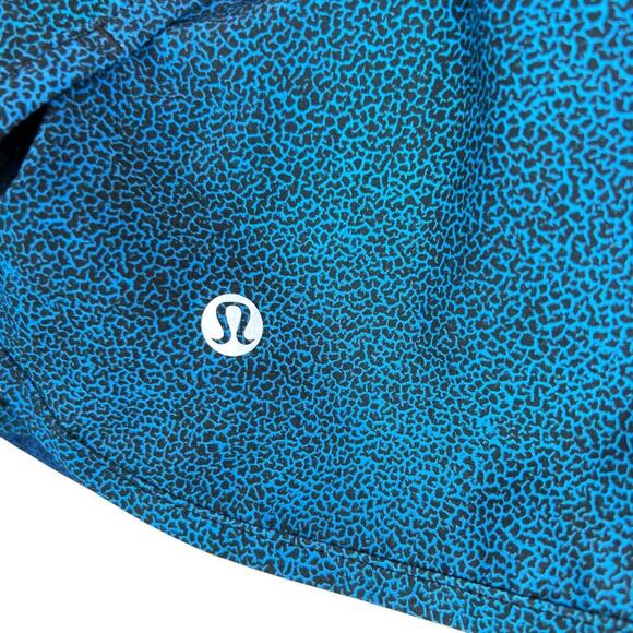 Lululemon Speed 3" Short in Blue and Black Women's Size 10 - Picture 10 of 11